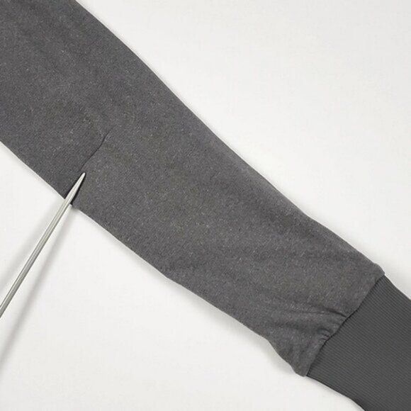 Lululemon Grey Dance Studio Reversible Jacket Hooded Stretch Thumbholes Size 6 - Picture 13 of 15